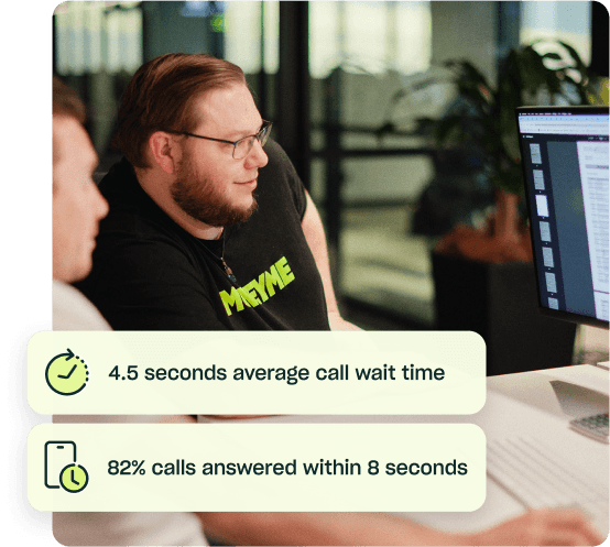 Dedicated broker support team